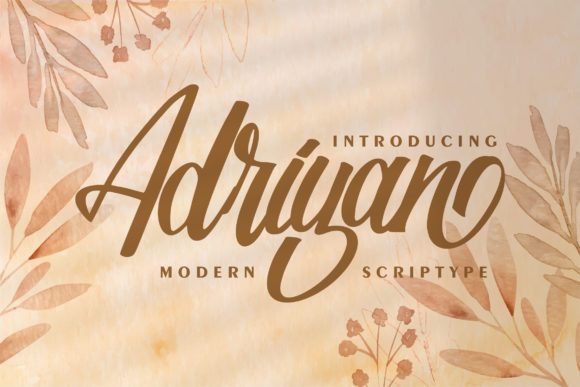 Adriyan: The Script Font for Clear Campaigns