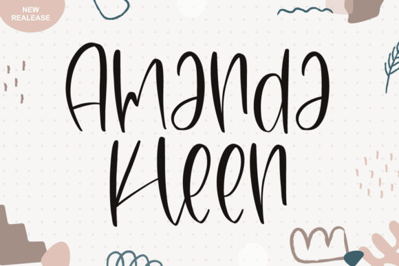 Amanda Kleen: The Elegant Script Font for Handmade Brands
