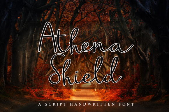 Athena Shield: The Script Font for Scroll-Stopping Brand Content