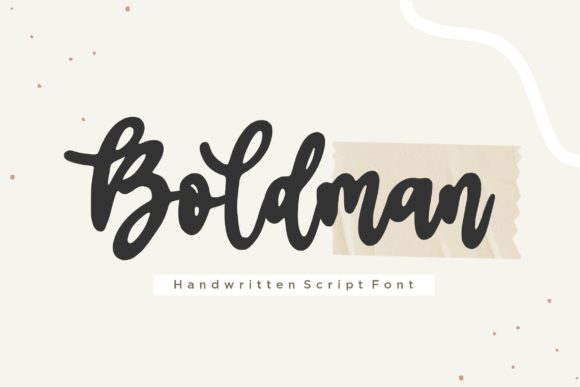 Boldman Font: Elevate Your Craft Designs
