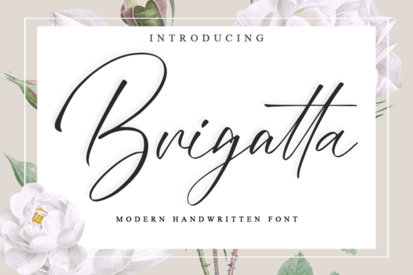 Brigatta Typeface Review: Elegant Script for Branding