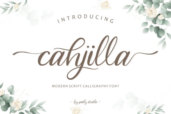 Cahjilla: A Delicate Script Font for Handmade Brands
