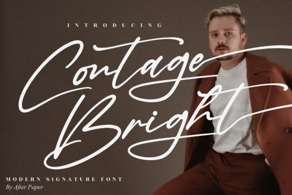 Contage Bright: A Script Font for Modern Campaigns