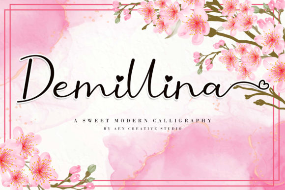 Demillina Font: Elevating Web Design with Elegant Script