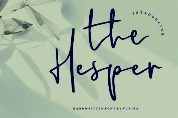 Designing with The Hesper: A Stylish Script Font for Branding