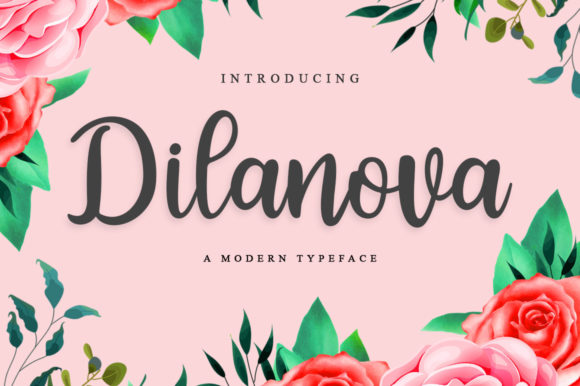 Dilanova: A Refined Script Font for Editorial Design