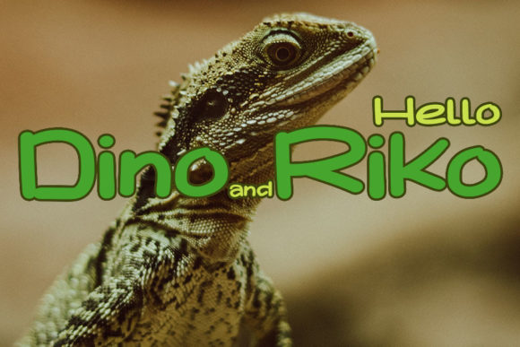 Dino Riko: A Playful Script Font for Bold Branding