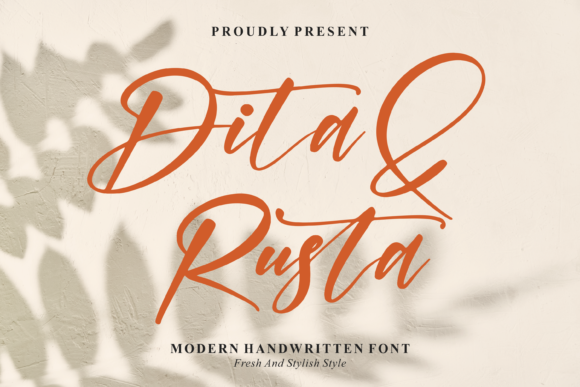 Dita Rusta Font Review for Brand Designers