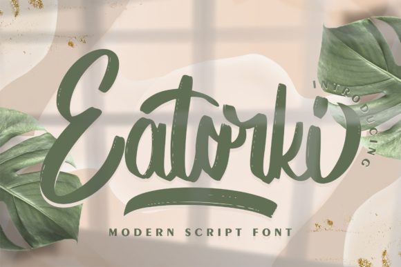 Eatorki: A Confident Script Font for Editorial Design
