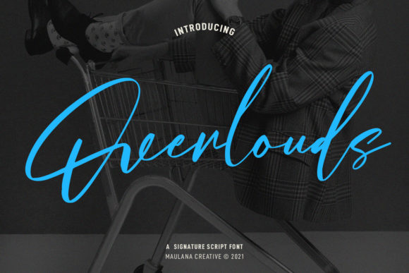 Elevate Campaigns with Overlouds: A Refined Script Typeface