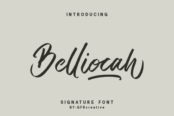 Elevate Web Design with the Belliocah Script Typeface