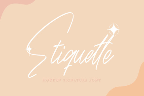 Elevate Your Brand with the Etiquette Script Typeface