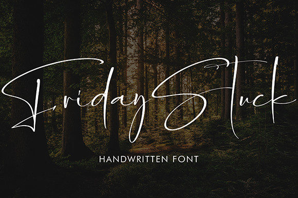 Friday Stuck: The Script Font for Scroll-Stopping Designs