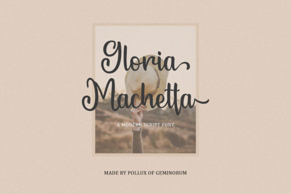 Gloria Machetta: A Chic Script Font for Modern Brands