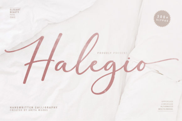 Halegio Font Review: Elevating Web Design with Elegant Script