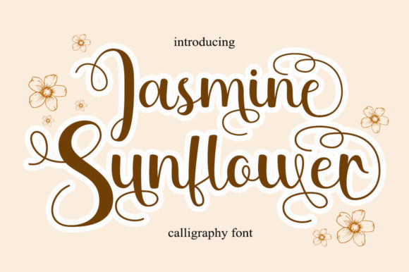 Jasmine Sunflower Font for Digital Campaigns