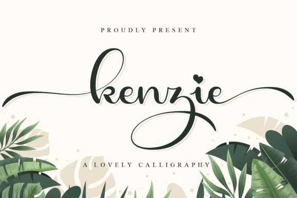 Kenzie: A Playful Script Font for Crafters