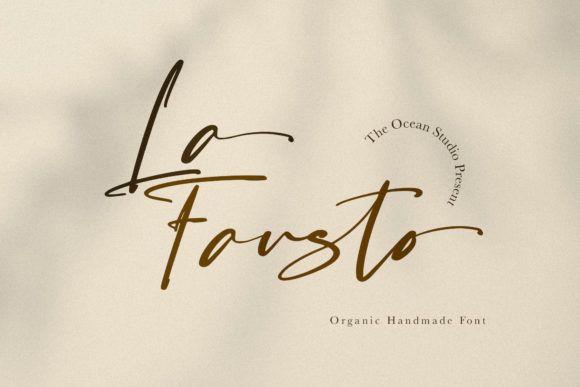 La Fausto: The Perfect Script Font for Handmade Brands