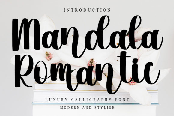 Mandala Romantic: A Script Font for Elegant Branding