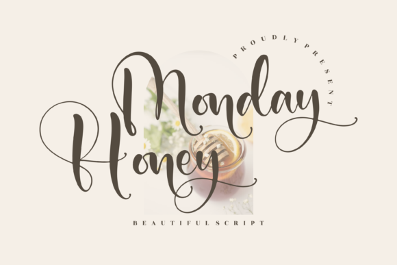 Monday Honey Script Font for Makers