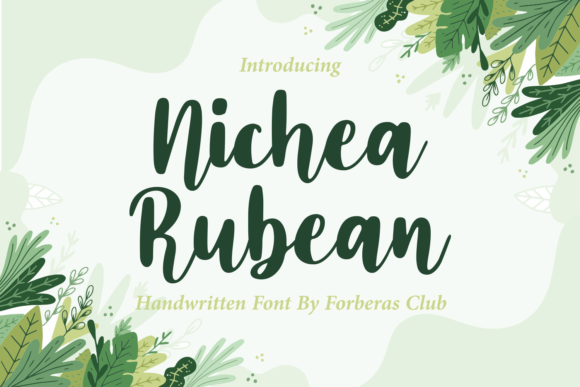 Nichea Rubean: A Romantic Script Font for Editorial Design