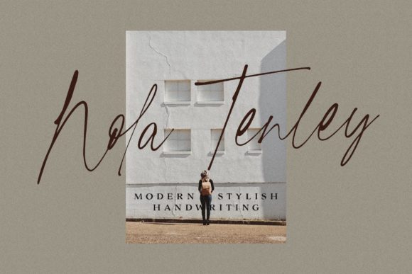 Nola Tenley: A Stylish Script Font for Makers