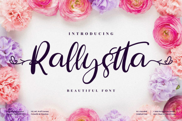 Rallystta: The Elegant Script Font for Handmade Brands