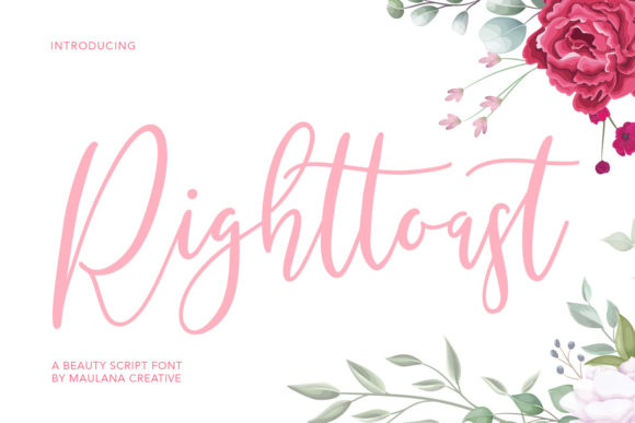 Righttoast Font: A Relaxed Script for Authentic Branding
