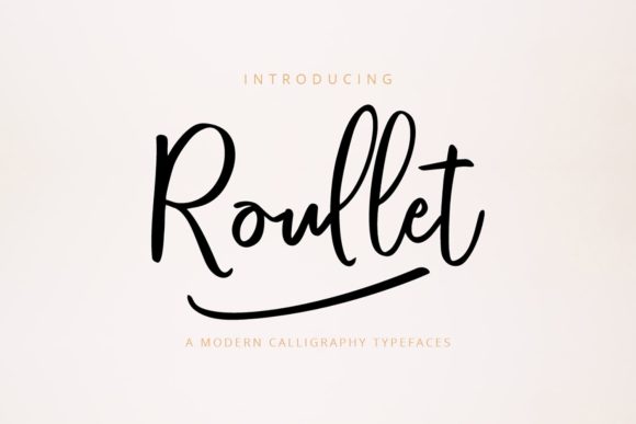 Roullet: A Delicate Script Font for Elegant Editorial Design