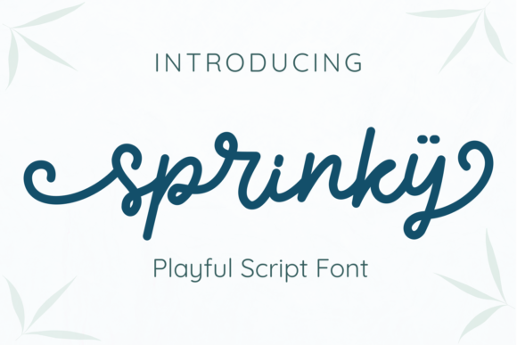 Sprinky Font: Elevate Your Campaigns with Elegant Script