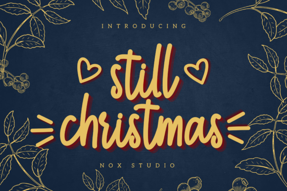 Still Christmas Font for Web Design