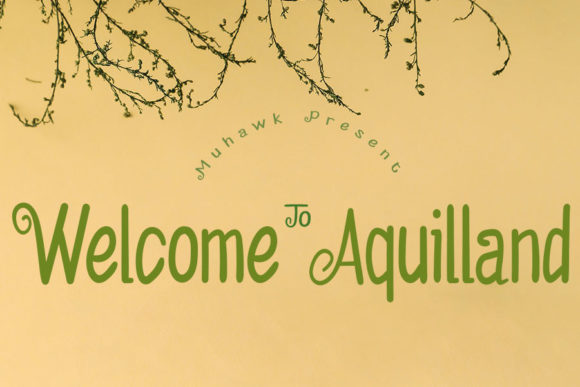 Welcome to Aquilland: A Distinct Script Font for Editorial Design