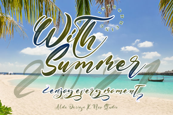 With Summer: A Refined Script Font for Digital Branding