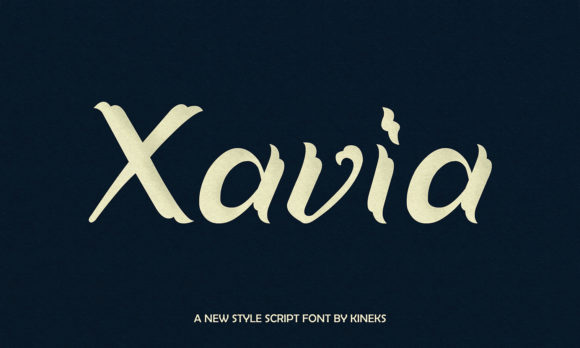 Xavia: The Script Font That Stops Social Scrollers